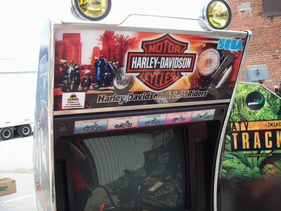 arcade style cabinet dart game